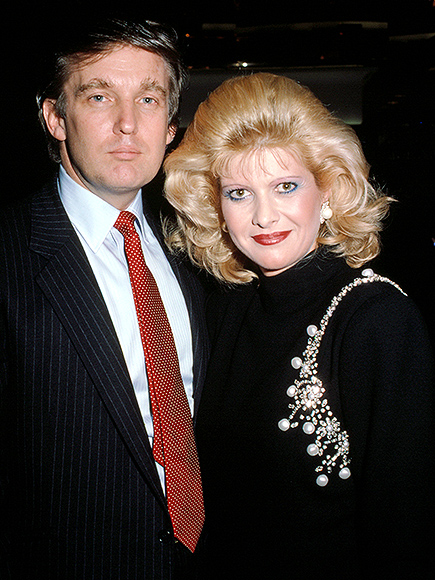 Donald Trump và người vợ đầu Ivana Trump, doanh nhân gốc Czech.