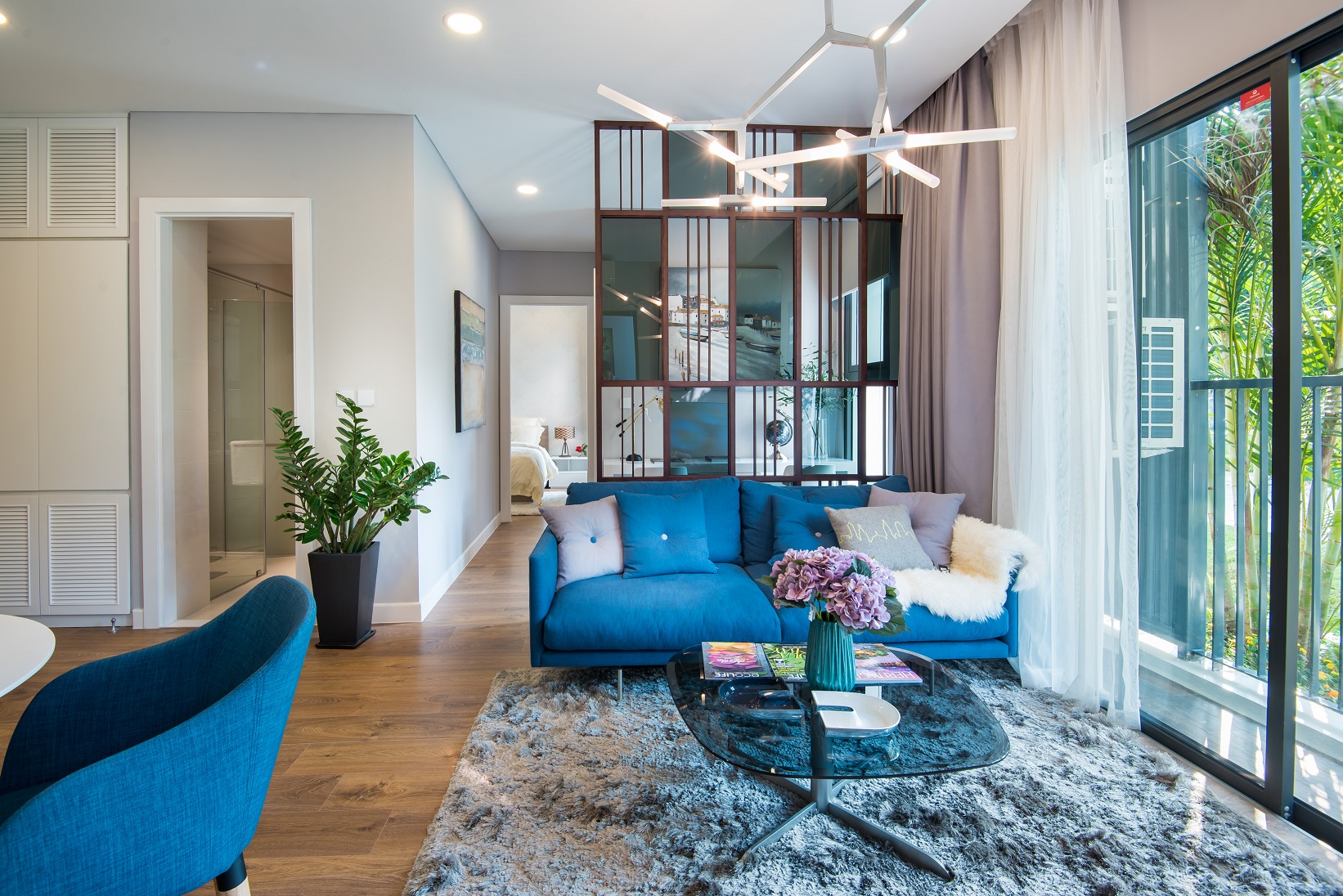 Một góc căn hộ Aqua Bay sky residences.