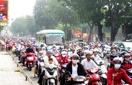Tình trạng kẹt xe tại Công viên Gia Định cũng sẽ được giảm khi xây cầu vượt tại nút giao thông Nguyễn Thái Sơn - Nguyễn Kiệm. Ảnh: THANH TÚ