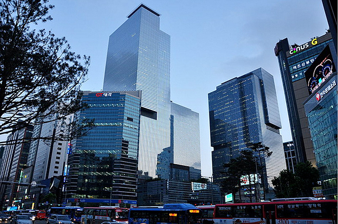 Samsung Town tại Seoul.