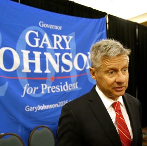 Ông Gary Johnson, ứng viên đảng Tự do tham gia tranh cử Tổng thống Mỹ. Nguồn: NPR