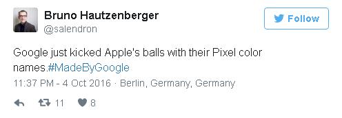 Google vừa đá vào... của Apple.