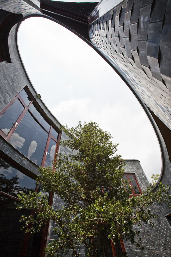 
Kh&ocirc;ng gian sống được x&acirc;y xung quanh khoảng s&acirc;n oval.
