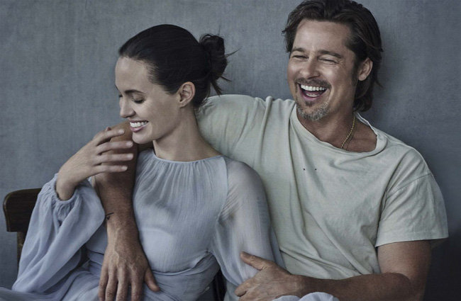 
Brad Pitt và Angeline Jolie ly hôn khiến khán giả ái mộ tiếc nuối cho một chuyện tình Hollywood;Ảnh: Vanity Fair
