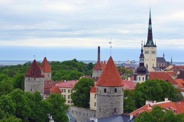 Tallinn, thủ đô của Estonia.
