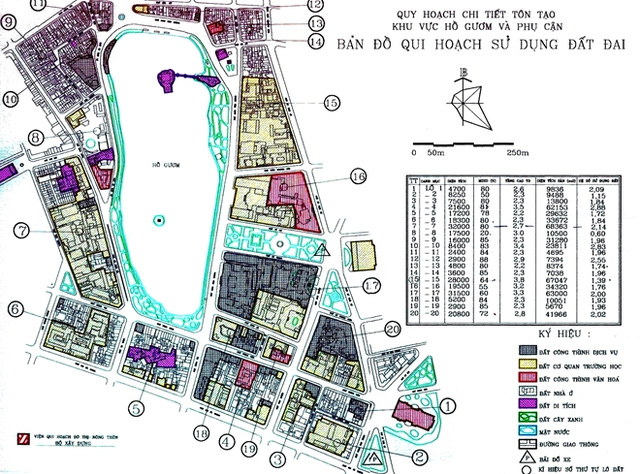 Quy hoạch chi tiết hồ Gươm và phụ cận đã được phê duyệt từ 1998