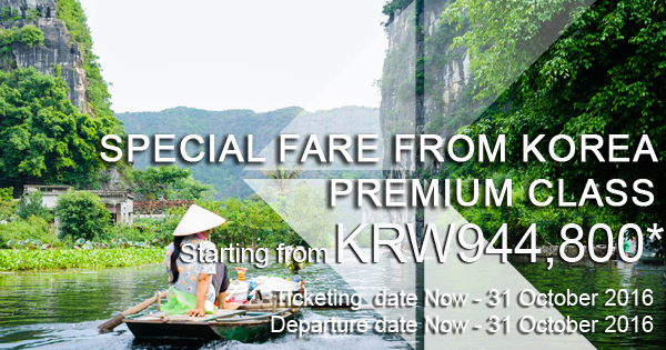 
Một chương trình khuyến mãi đặc biệt dành cho du khách Hàn Quốc của hãng hàng không Thai Airways.
