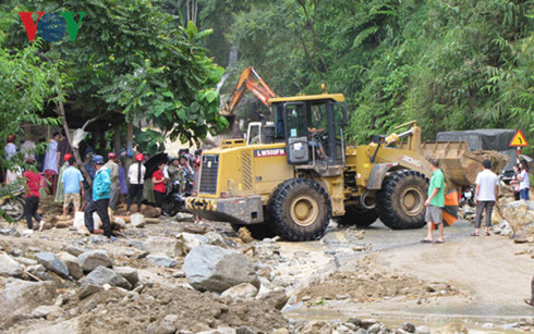 
Hiện tại, công tác khắc phục hậu quả mưa lũ đang được tỉnh Lào Cai đẩy mạnh.
