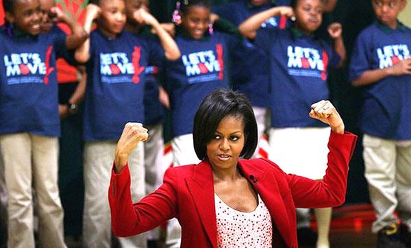
Đệ nhất phu nhân Michelle Obama và chiến dịch “Lets Move” (Hãy di chuyển)
