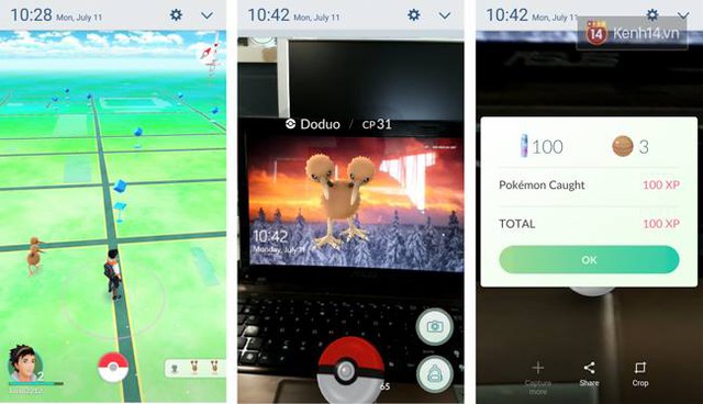 
Game thủ Việt hôm qua chỉ kịp trải nghiệm Pokémon GO! trong vỏn vẹn 15 phút.
