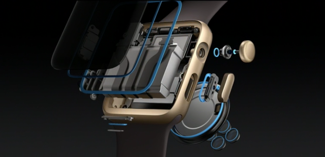 Thiết kế gioăng cao su và keo dán mới giúp Apple Watch Series 2 chịu áp lực nước tới độ sâu 50 mét.