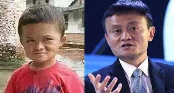 Nhờ c&#243; ngoại h&#236;nh &quot;giống y như đ&#250;c&quot;, tiểu Jack Ma được &#244;ng tr&#249;m Alibaba hỗ trợ đến khi tốt nghiệp đại học