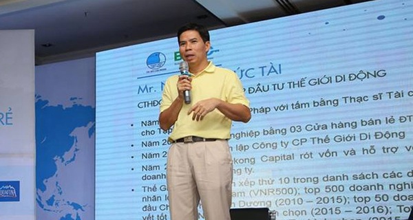 Ông Nguyễn Đức Tài: Cứ làm tốt đi rồi tự khắc có người mang tiền tìm đến bạn