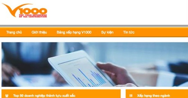 Tổng cục Thuế không liên quan đến Bảng xếp hạng 1.000 doanh nghiệp nộp thuế lớn nhất