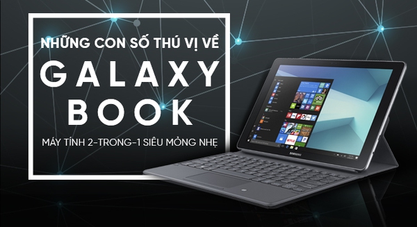 Những con số th&#250; vị về Galaxy Book – m&#225;y t&#237;nh 2-trong-1 si&#234;u mỏng nhẹ