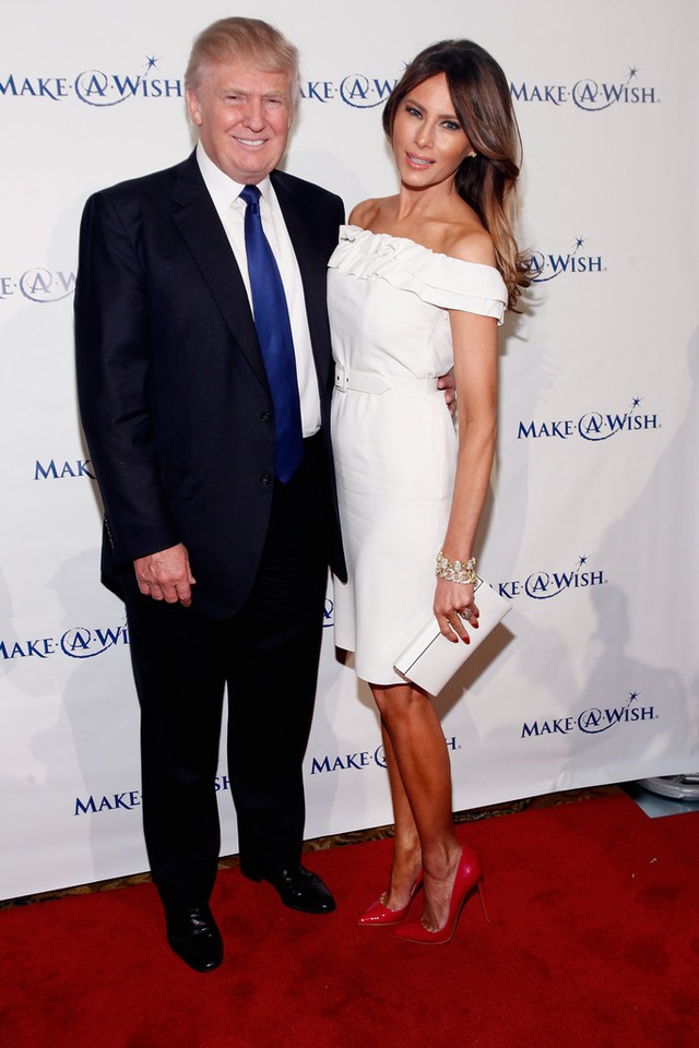 Melania Trump, người mẫu gốc Slovania, đệ nhất phu nhân Mỹ và là người vợ hiện tại của Donald Trump.