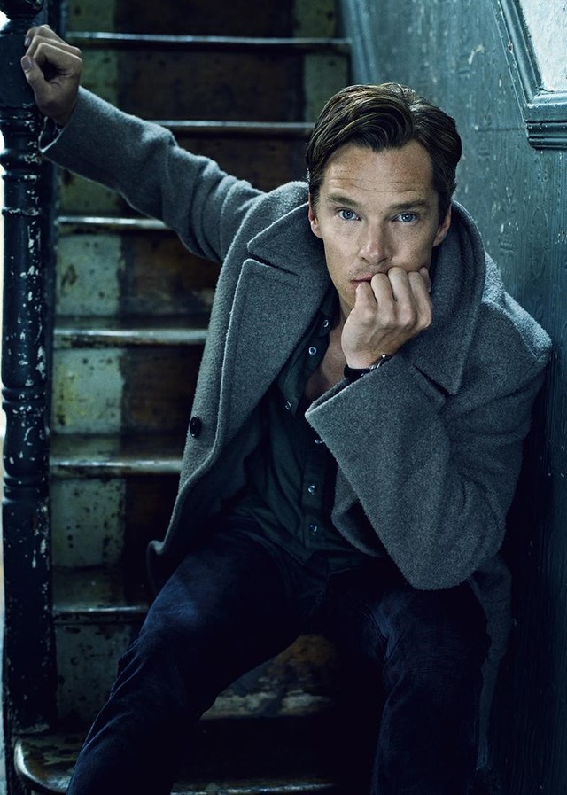Benedict Cumberbatch trên bìa Elle UK (2014)