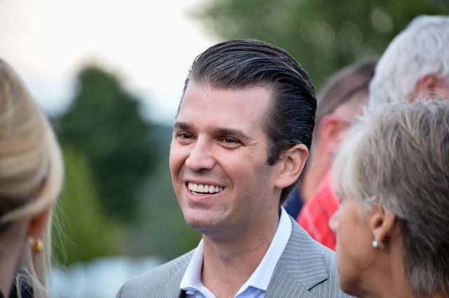 Donald Trump Jr. con trai cả của Donald Trump.