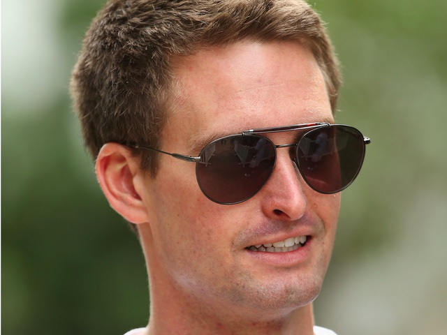 Evan Spiegel, nhà sáng lập và CEO của Snapchat.