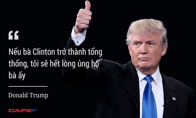 Ông Trump nhấn mạnh khi đề cập tới việc bà Clinton không đủ sức khỏe để cáng đáng công việc tổng thống Mỹ.