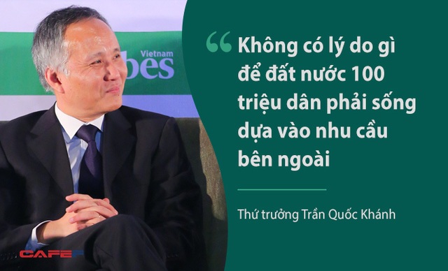  Tại phiên thảo luận với chủ đề Vượt qua thách thức, ông Trần Quốc Khánh nhấn mạnh vai trò nhu cầu trong nước trong tăng trưởng của Việt Nam khi các báo cáo cho thấy tốc độ tăng trưởng 9 tháng đầu năm 2016 chỉ đạt 5,96%, thấp hơn nhiều so với các năm trước. Theo các chuyên gia, tốc độ tăng trưởng thấp vì Việt Nam chịu những cú sốc lớn như xuất khẩu giảm và hạn hán ở Đồng bằng sông Cửu Long. 