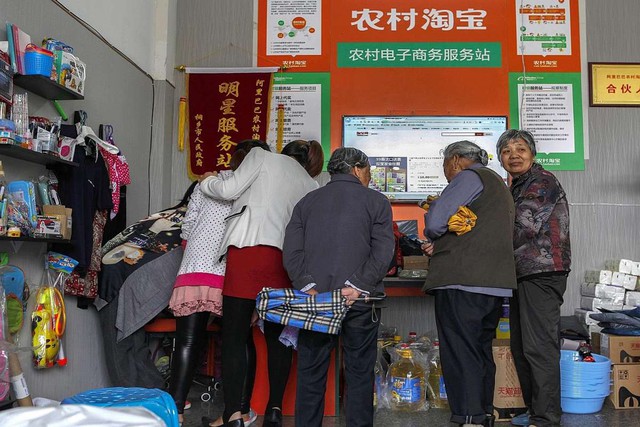 
Người nông thôn Trung Quốc ngày càng thích mua trực tuyến.
