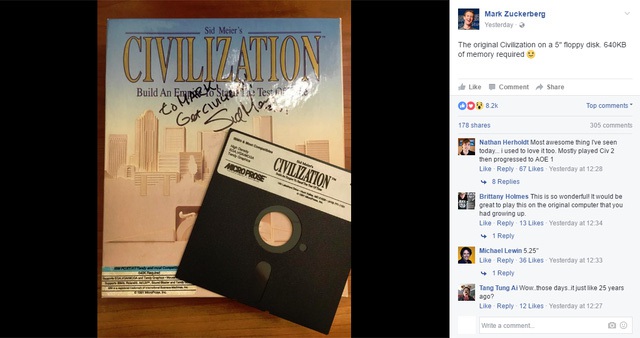 
Đặc biệt hơn, bản Civilization này còn có cả chữ ký của Sid Meier.
