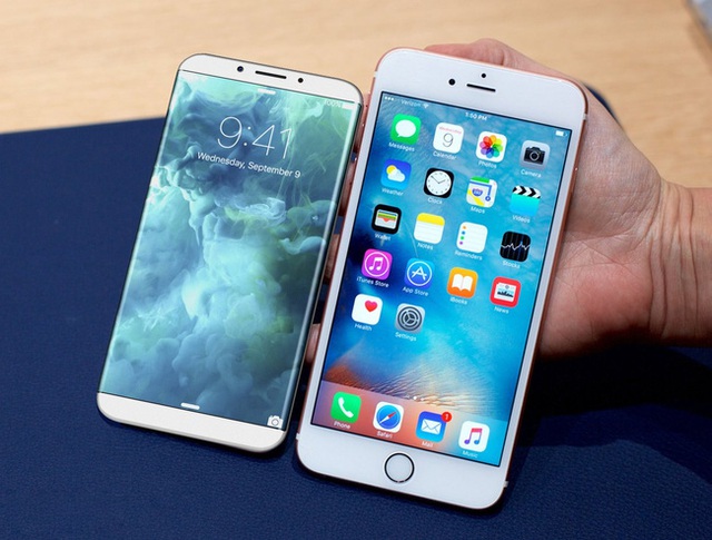 
Tin đồn rò rỉ cho thấy iPhone 8 có thiết kế 2 mặt bằng kính, viền kim loại chạy xung quanh.
