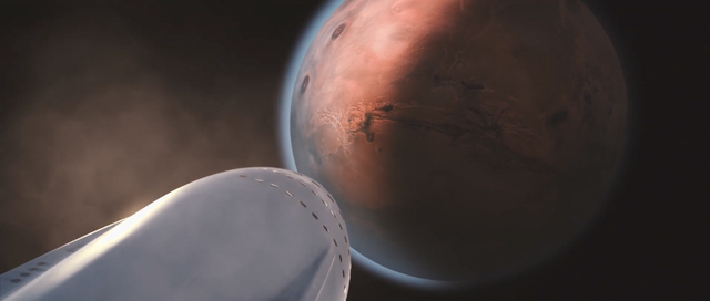 
Khi đến sao Hỏa, con tàu sẵn sàng chuẩn bị cho va chạm.
