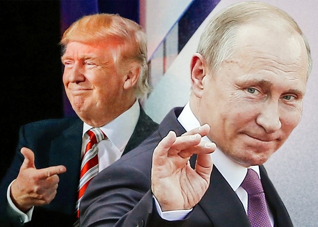 Quan hệ cá nhân giữa Trump và Putin sẽ dẫn đến những hệ quả nghiêm trọng đối với Mỹ. Ảnh: AP/Slate