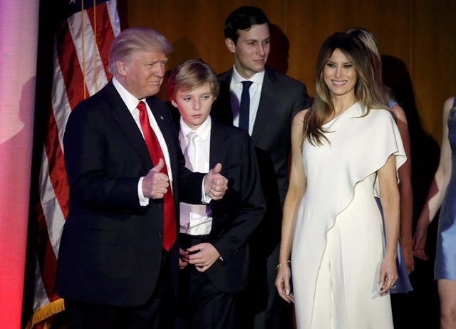 Gia đình Đệ nhất tương lai của nước Mỹ. Ảnh: Reuters.