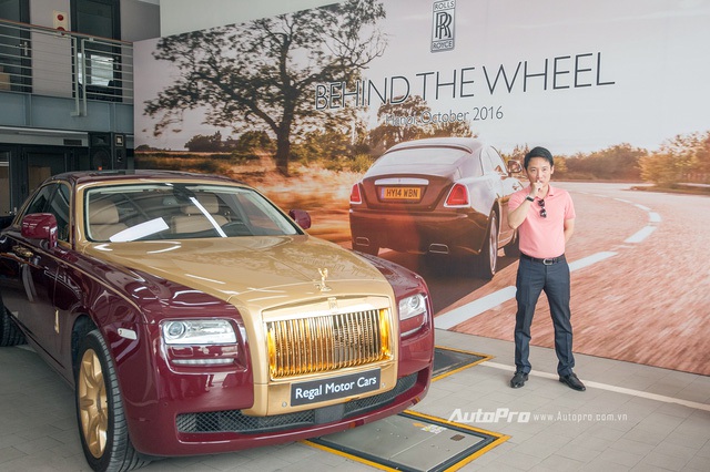 Anh Đoàn Hiếu Minh nói về về tác phong cần phải có của một lái xe Rolls-Royce.