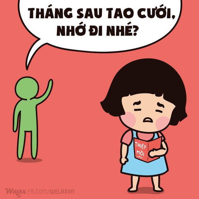 
Trong lúc mình còn chưa đâu vào đâu, bạn bè đã đứa cưới đứa sinh, chồng con đề huề hết rồi. Bảo không nghĩ gì thì không đúng, cũng có tí hoang mang, à không nhiều tí phết đấy.
