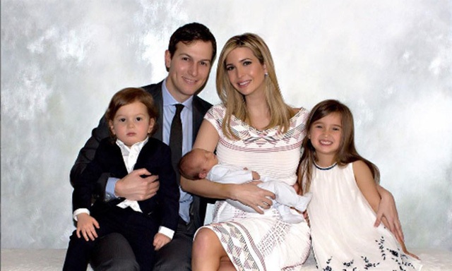 Gia đình năm người hạnh phúc của kiều nữ nhà tỷ phú Trump.