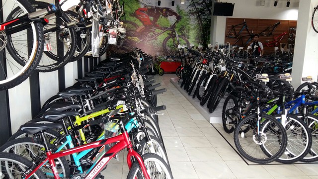 
Một cửa hàng bán xe đạp của Rodalink tại Indonesia
