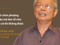 GS. Võ Đại Lược: Xây dựng đặc khu kinh tế, muốn gọi chim phượng hoàng mà làm tổ như chim sẻ thì không được! GS. Võ Đại Lược: Xây dựng đặc khu kinh tế, muốn gọi chim phượng hoàng mà làm tổ như chim sẻ thì không được!