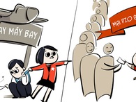 Hí hoạ: Chuyện nhà ba người kinh doanh đu quay máy bay Hí hoạ: Chuyện nhà ba người kinh doanh đu quay máy bay