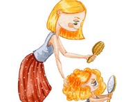 Bộ tranh: Vì con gái nhỏ, mẹ sẽ làm tất cả Bộ tranh: Vì con gái nhỏ, mẹ sẽ làm tất cả