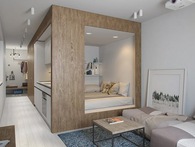Thiết kế nội thất căn hộ 30m2 "chất lừ" dành cho người độc thân Thiết kế nội thất căn hộ 30m2 "chất lừ" dành cho người độc thân