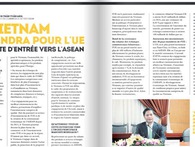 Trả lời báo Pháp, Bộ trưởng Công thương khẳng định vai trò cửa ngõ của Việt Nam giữa Liên minh châu Âu và ASEAN Trả lời báo Pháp, Bộ trưởng Công thương khẳng định vai trò cửa ngõ của Việt Nam giữa Liên minh châu Âu và ASEAN