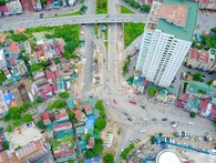 Những nút "thắt cổ chai" của giao thông Hà Nội nhìn từ trên cao Những nút "thắt cổ chai" của giao thông Hà Nội nhìn từ trên cao
