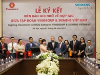 Vingroup bắt tay với Siemens, sẵn sàng công nghệ cho sản xuất ô tô Vingroup bắt tay với Siemens, sẵn sàng công nghệ cho sản xuất ô tô