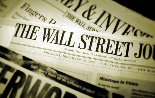 The Wall Street Journal: Người khơi mào cho trào lưu đọc báo phải trả tiền Báo The Wall Street Journal: Người khơi mào cho trào lưu đọc báo phải trả tiền