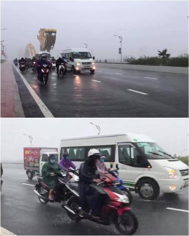  Clip: Hàng loạt ô tô đi chậm trên cầu để chắn gió to cho xe máy, hành động đẹp giữa cơn bão khiến nhiều người ấm lòng  - Ảnh 2.