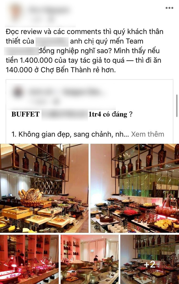 SỐC: Khách review buffet không ưng ý, nhân viên khách sạn 5 sao ở Sài Gòn mỉa mai “1tr4 to quá, ăn 140k ở chợ Bến Thành còn hơn đó” - Ảnh 5.