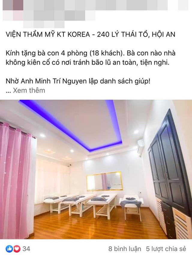  Trước dự báo nguy hiểm của bão số 9, hàng loạt khách sạn, homestay và spa ở Hội An miễn phí chỗ ở cho bà con tránh trú  - Ảnh 1.