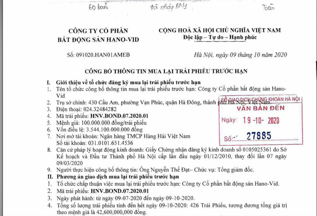  Động thái lạ từ một ông lớn địa ốc phát hành hơn 2.700 tỷ đồng trái phiếu  - Ảnh 1.