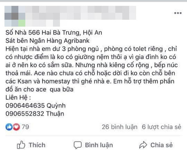  Trước dự báo nguy hiểm của bão số 9, hàng loạt khách sạn, homestay và spa ở Hội An miễn phí chỗ ở cho bà con tránh trú  - Ảnh 7.