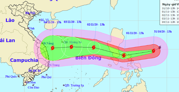 Siêu bão Goni mạnh cấp 17 đang tiến nhanh vào Biển Đông, tâm lại hướng đến vùng biển miền Trung - Ảnh 1.