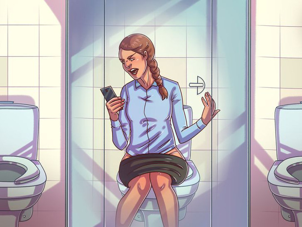  Tại sao chúng ta nên ngừng mang điện thoại vào nhà vệ sinh: Có 5 vấn đề sẽ xảy đến nếu bạn cứ duy trì thói quen này - Ảnh 1.
